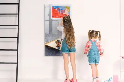 Tablă magnetică de scris cu model o felie de tort