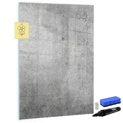 Tablă cu marker beton luminos