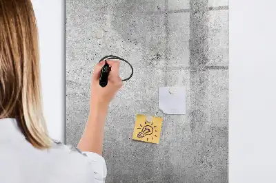 Tablă cu marker beton luminos