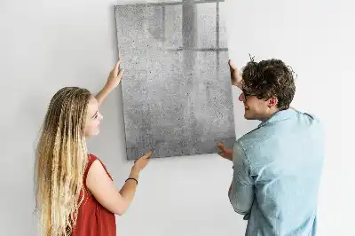 Tablă cu marker beton luminos