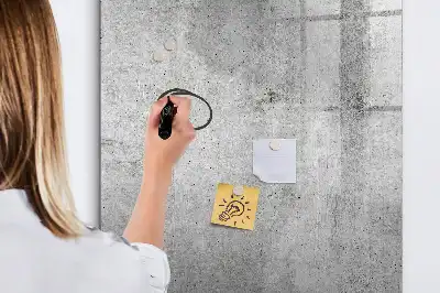 Tablă cu marker beton luminos