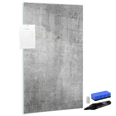 Tablă cu marker beton luminos