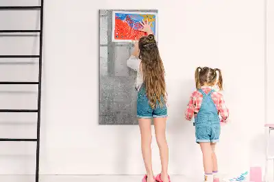 Tablă cu marker beton luminos