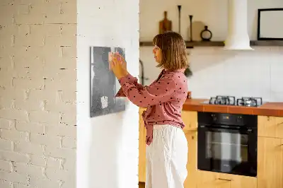 Tablă cu marker beton luminos