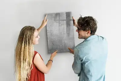 Tablă cu marker beton luminos