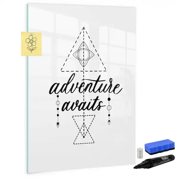 Tablă cu marker Aventură