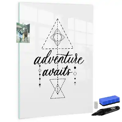 Tablă cu marker Aventură