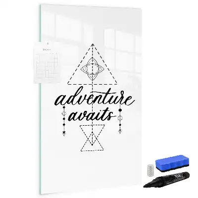 Tablă cu marker Aventură