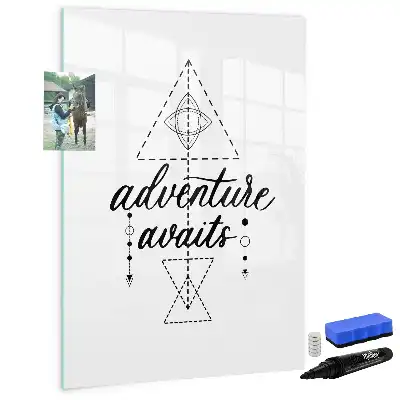 Tablă cu marker Aventură