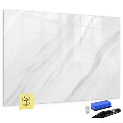 Tablă magnetică cu ștergere uscată cu model de marmură decorativă
