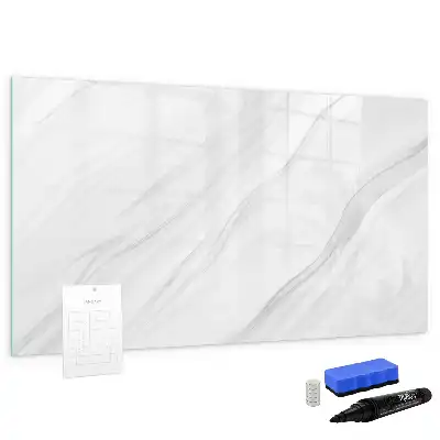 Tablă magnetică cu ștergere uscată cu model de marmură decorativă