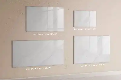 Tablă magnetică cu ștergere uscată cu model de marmură decorativă