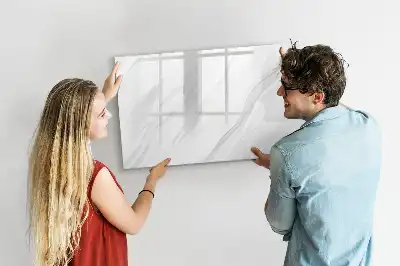 Tablă magnetică cu ștergere uscată cu model de marmură decorativă