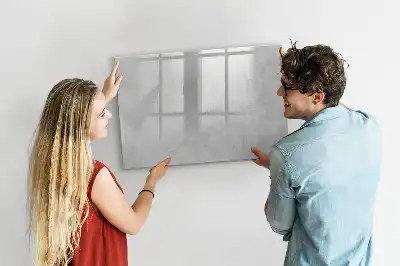 Tablă magnetică cu ștergere uscată model perete de piatră