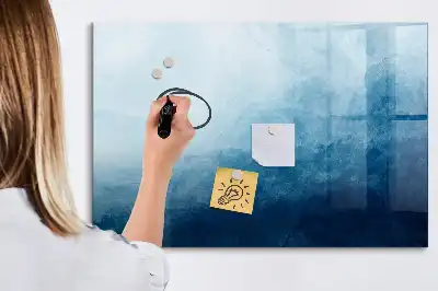 Tablă magnetică cu ștergere uscată model cu abstracție de apă