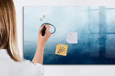 Tablă magnetică cu ștergere uscată model cu abstracție de apă