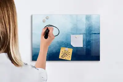 Tablă magnetică cu ștergere uscată model cu abstracție de apă