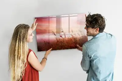 Tablă magnetică cu ștergere uscată model Dimineață ceațoasă