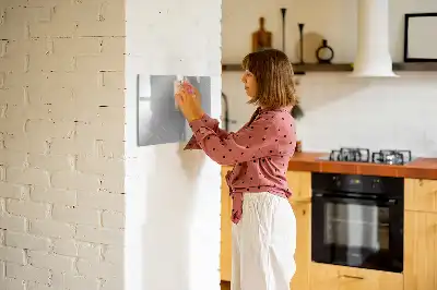Tablă magnetică cu ștergere uscată perete metalic
