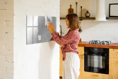 Tablă magnetică cu ștergere uscată perete metalic
