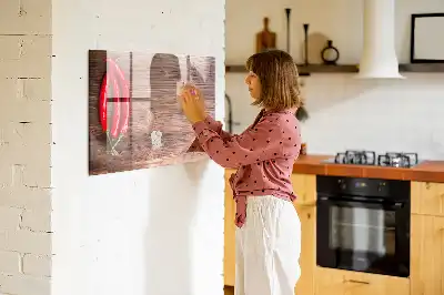 Tablă magnetică cu ștergere uscată ardei