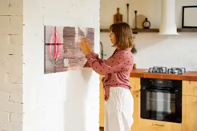 Tablă magnetică cu ștergere uscată ardei