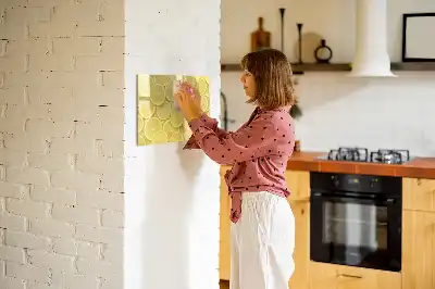 Tablă magnetică cu ștergere uscată cu model felii de lămâie