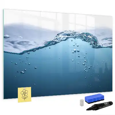 Tablă magnetică cu ștergere uscată apropiere de apă