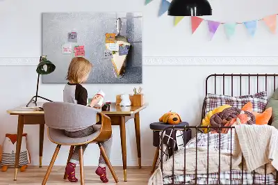 Tablă magnetică cu ștergere uscată model o felie de tort