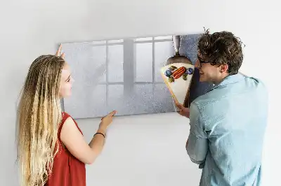 Tablă magnetică cu ștergere uscată model o felie de tort