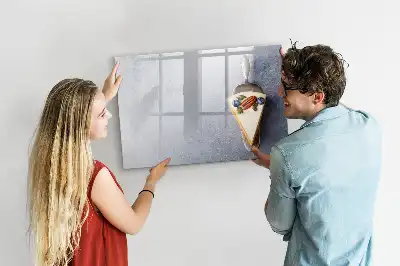 Tablă magnetică cu ștergere uscată model o felie de tort