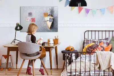 Tablă magnetică cu ștergere uscată model o felie de tort