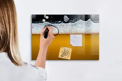 Tablă magnetică cu ștergere uscată sondă de bere