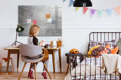 Tablă magnetică cu ștergere uscată pentru perete brut