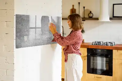 Tablă magnetică cu ștergere uscată pentru perete brut