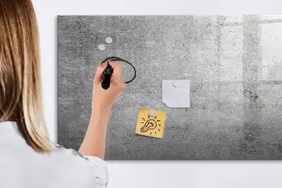 Tablă magnetică cu ștergere uscată pentru perete brut