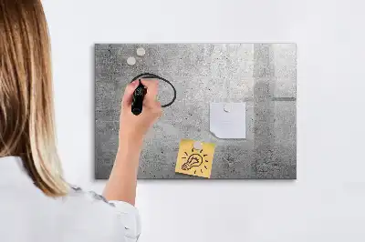 Tablă magnetică cu ștergere uscată pentru perete brut