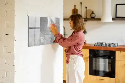 Tablă magnetică cu ștergere uscată pentru perete brut