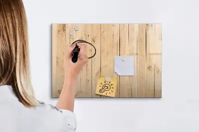 Tablă magnetică cu ștergere uscată cu ramă din lemn