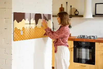 Tablă magnetică cu ștergere uscată înghețată