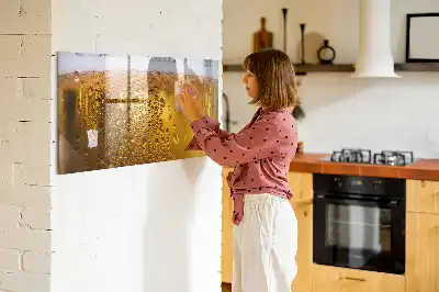 Tablă magnetică cu ștergere uscată cu model halbă de bere