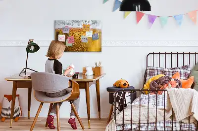 Tablă magnetică cu ștergere uscată cu model halbă de bere