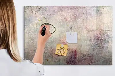 Tablă magnetică cu ștergere uscată cu model abstract pictat