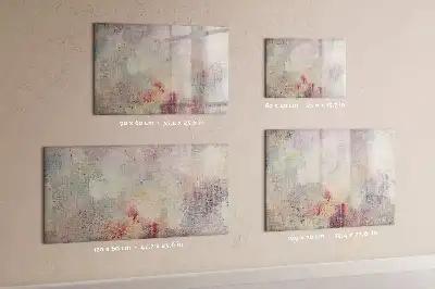 Tablă magnetică cu ștergere uscată cu model abstract pictat