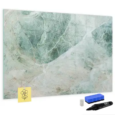 Tablă magnetică cu ștergere uscată cu suprafață de marmură