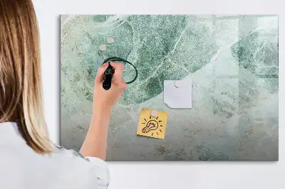 Tablă magnetică cu ștergere uscată cu suprafață de marmură