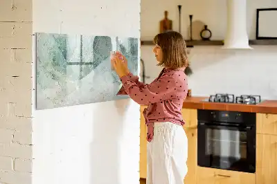 Tablă magnetică cu ștergere uscată cu suprafață de marmură