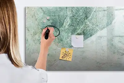 Tablă magnetică cu ștergere uscată cu suprafață de marmură