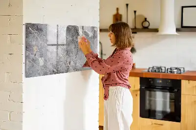 Tablă magnetică cu ștergere uscată cu model de marmură