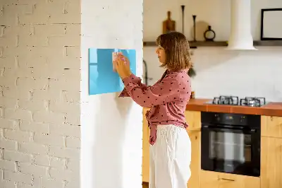 Tablă magnetică cu ștergere uscată cu model desen de bec